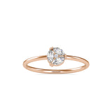 Marquise Delight Diamond Ring Rose Gold