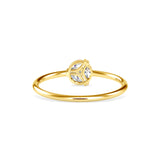 Marquise Delight Diamond Ring Yellow Gold