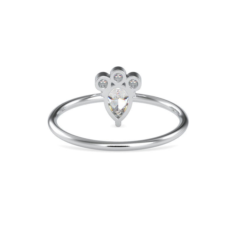 Celeborn Delicate Diamond Ring Platinum