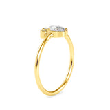 Celeborn Delicate Diamond Ring Yellow Gold