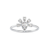 Merry Pear Diamond Ring White Gold