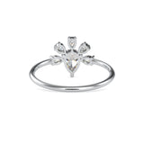 Merry Pear Diamond Ring White Gold