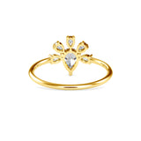 Merry Pear Diamond Ring Yellow Gold