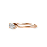 Briseis Pear Diamond Ring Rose Gold