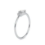 Briseis Pear Diamond Ring White Gold