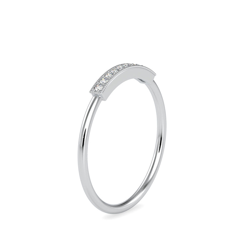 Octavia Round Diamond Ring Platinum