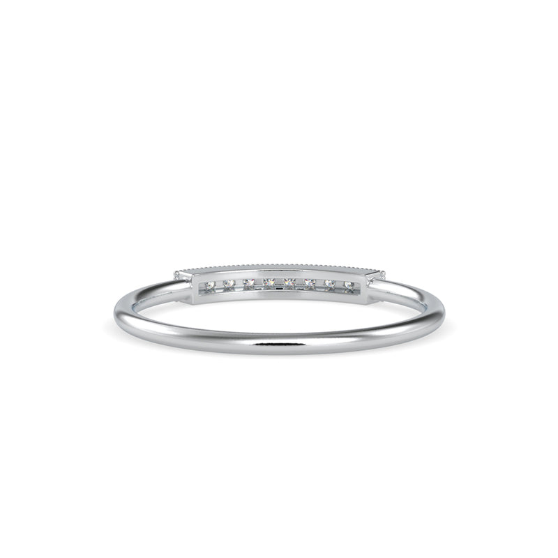 Octavia Round Diamond Ring White Gold