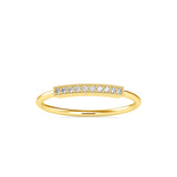 Octavia Round Diamond Ring Yellow Gold