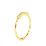 Octavia Round Diamond Ring Yellow Gold