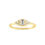 Rufio Baguette Diamond Ring Yellow Gold