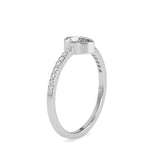 Leaonidas Pear Diamond Ring White Gold