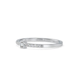 Baguette Persian Diamond Ring White Gold