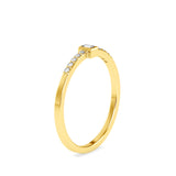 Baguette Persian Diamond Ring Yellow Gold