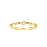 Baguette Persian Diamond Ring Yellow Gold