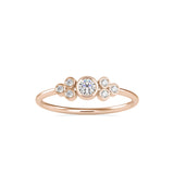 Stelios Delicate Diamond Ring Rose Gold