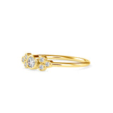 Stelios Delicate Diamond Ring Yellow Gold