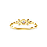 Stelios Delicate Diamond Ring Yellow Gold