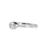 Gorgo Pear Diamond Ring White Gold