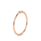 Olympias Three Stone Diamond Ring Rose Gold