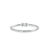 Olympias Three Stone Diamond Ring White Gold