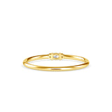 Olympias Three Stone Diamond Ring Yellow Gold