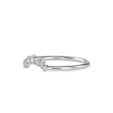 Roxane Round Diamond Delicate Ring Platinum