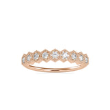 Round Helen Diamond Ring Rose Gold