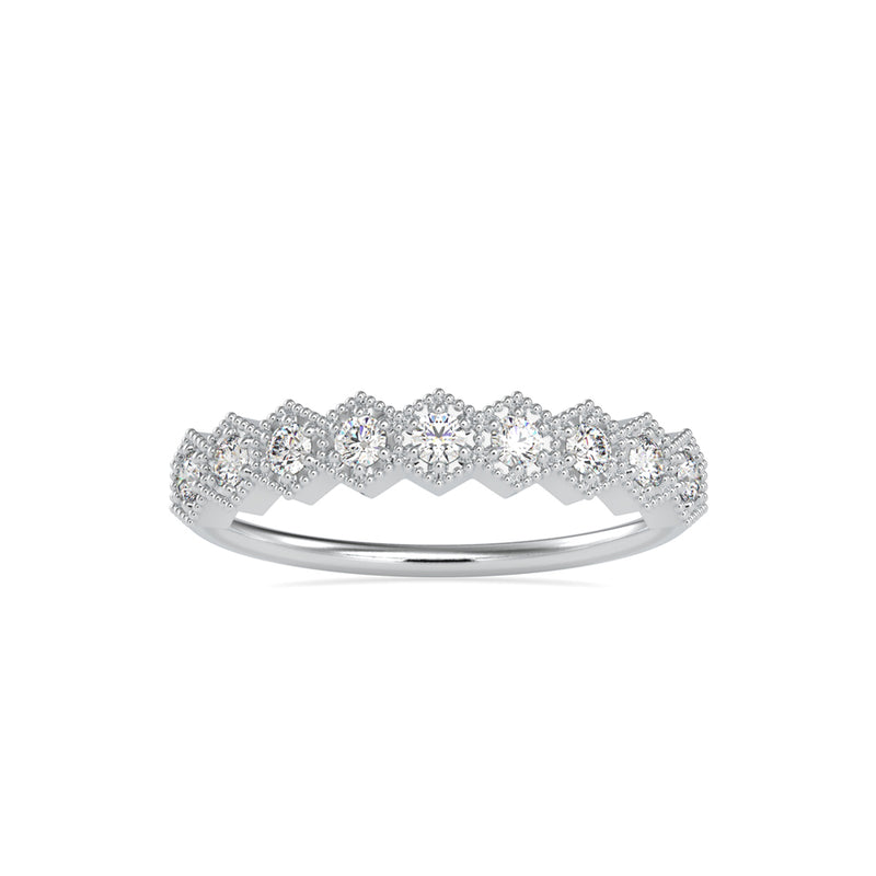 Round Helen Diamond Ring Platinum