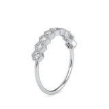 Round Helen Diamond Ring White Gold