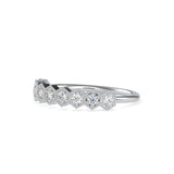 Round Helen Diamond Ring White Gold