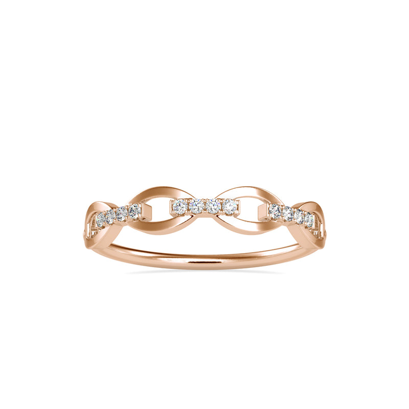 Goblin Crown Diamond Ring Rose Gold