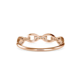 Goblin Crown Diamond Ring Rose Gold