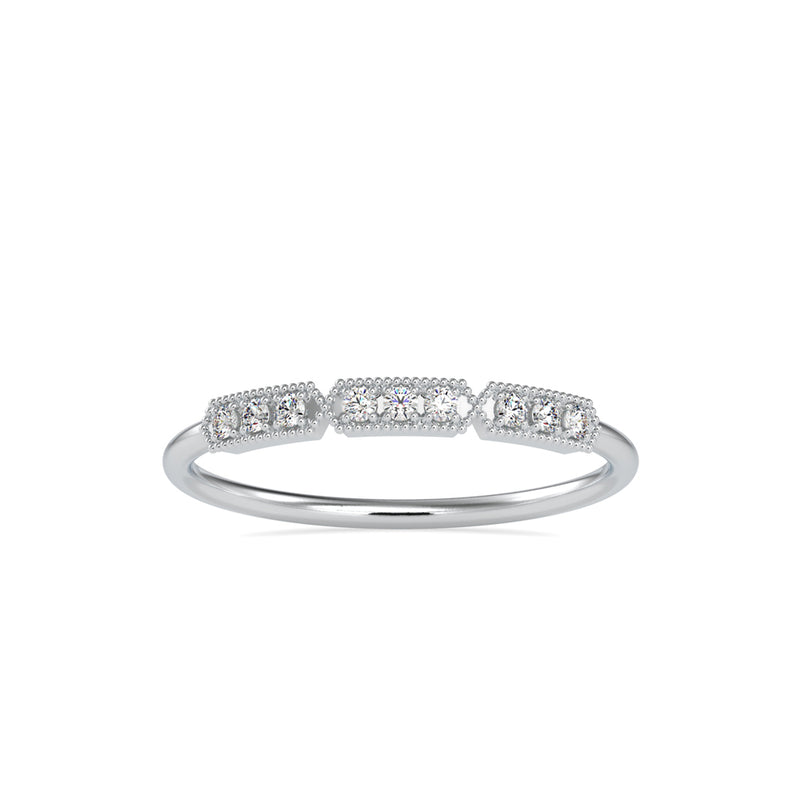 Awen Delicate Diamond Ring Platinum