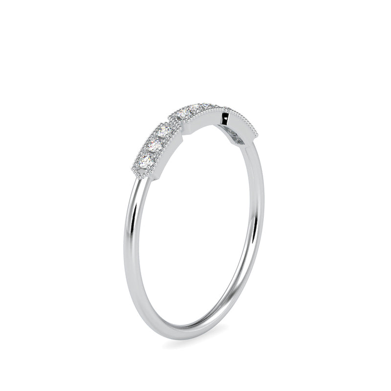 Awen Delicate Diamond Ring Platinum