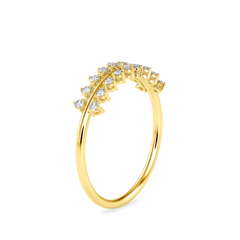 Astoria Diamond Ring Yellow Gold