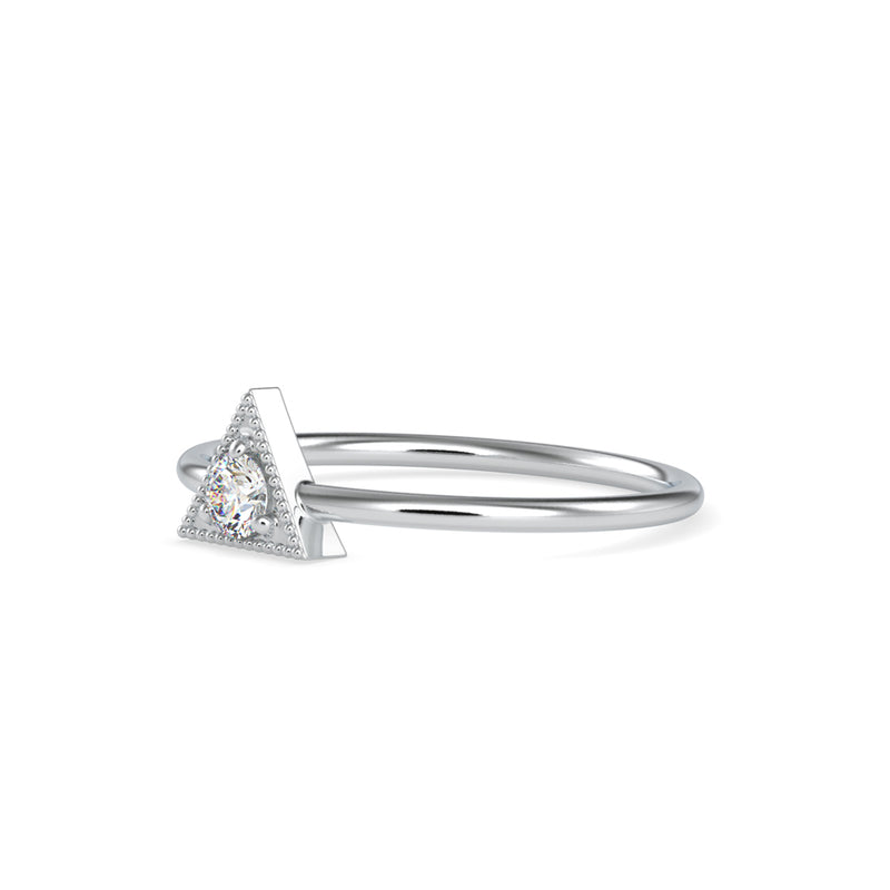 Lovely Hallows Diamond Rings Platinum