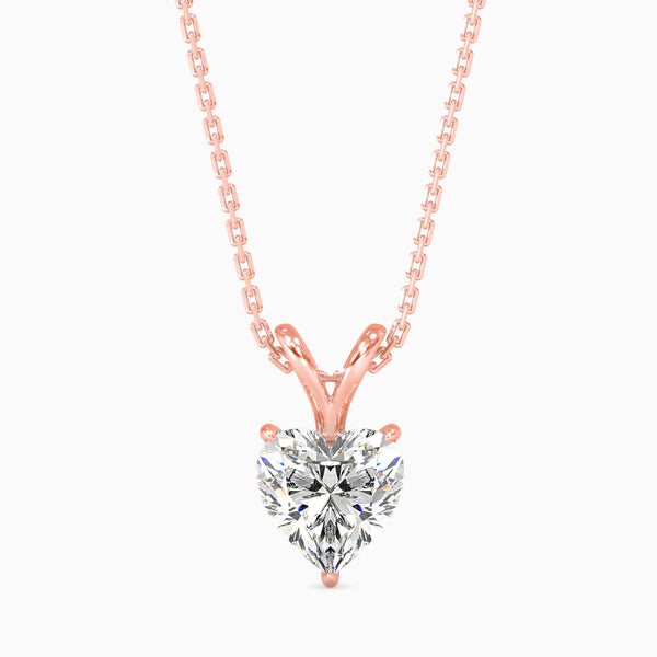 Timeless Twinkles Solitaire Pendant Rose Gold