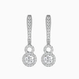 Percy Solitaire Diamond Earring White Gold