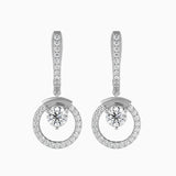 Clio Diamond Solitaire Earring White Gold