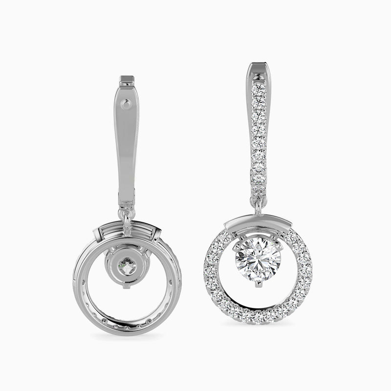 Clio Diamond Solitaire Earring White Gold