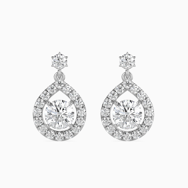 Potts Diamond Solitaire Earring White Gold