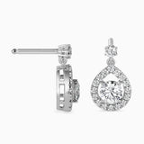 Potts Diamond Solitaire Earring Platinum