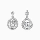 Potts Diamond Solitaire Earring Platinum