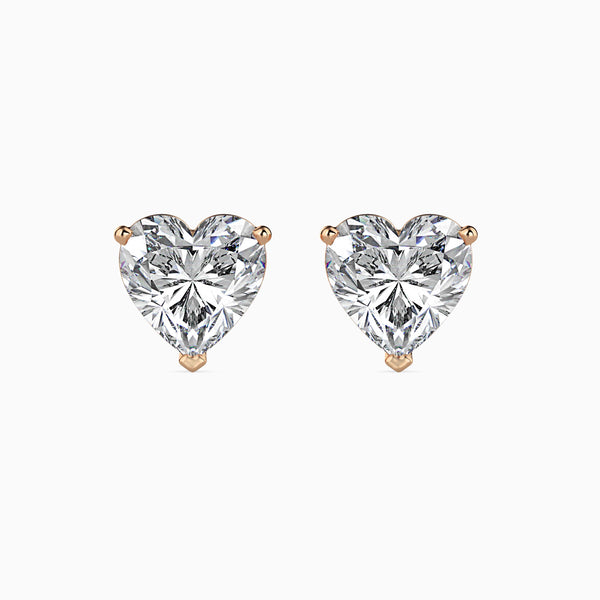 Timeless Twinkles Solitaire Earring Rose Gold