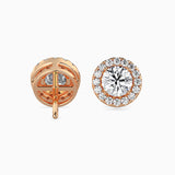 Diamond Delights Solitaire Earring Rose Gold