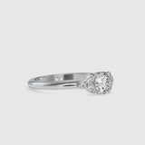 Deific Coronet Diamond Ring Platinum