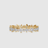 Girdle Stone Diamond Ring Yellow gold