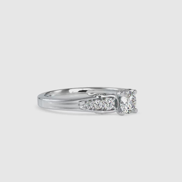 Amborsial Diamond Ring Platinum