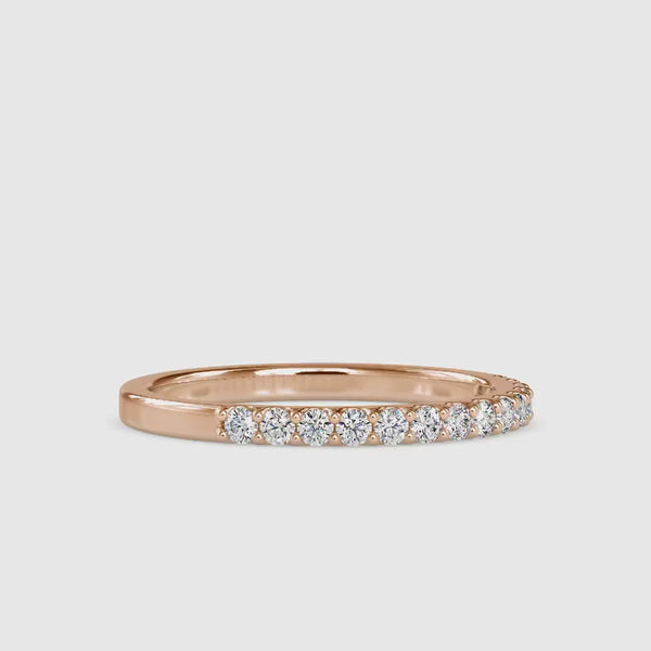 Ageless Diamond Engagement Ring Rose Gold