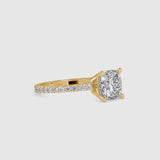 Tsag Prong Diamond Engagement Ring Yellow gold